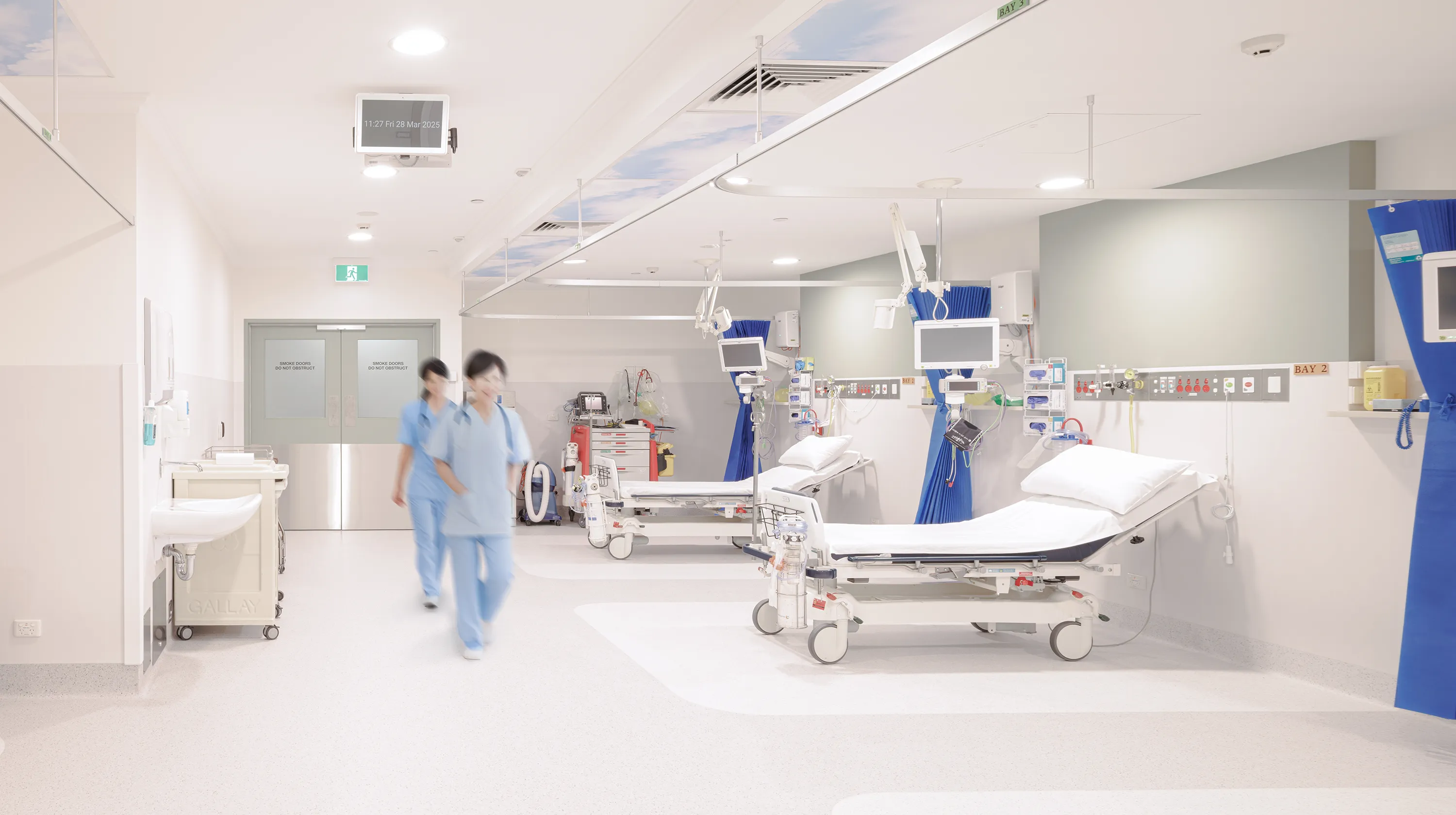 Redeveloped Post-Anaesthesia Care Unit at Stawell Hospital with purpose-built recovery bay and integrated healthcare infrastructure.
